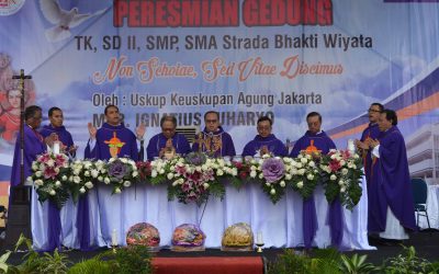 Pemberkatan dan Peresmian Gedung Kompleks Strada Bhakti Wiyata Bekasi